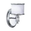 Coupon 👏 Patriot Lighting® Carlisle Chrome 1 Light Vanity Light 🥰 -Patriot Lighting Sales CR VLU001CH