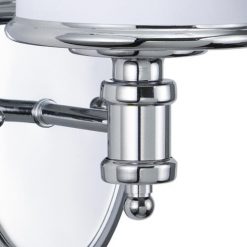 Coupon 👏 Patriot Lighting® Carlisle Chrome 1 Light Vanity Light 🥰 -Patriot Lighting Sales CR VLU001CH 3