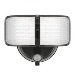 New 🎁 Patriot Lighting® Bronze LED Dual Head Motion Sensor Outdoor Security Flood Light 😍