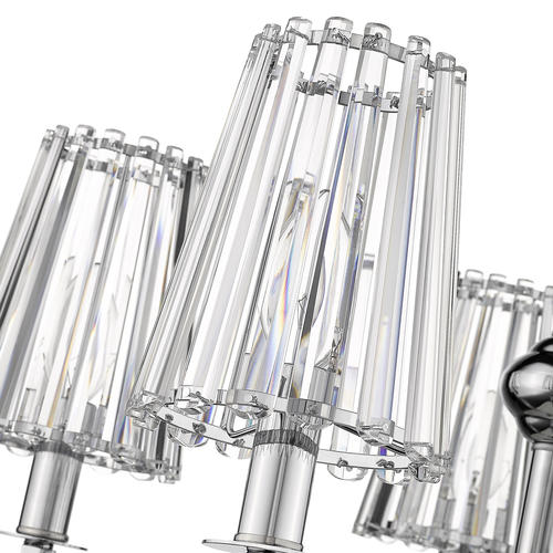 Cheapest 👍 Patriot Lighting® Elegant Home Erida Chrome 5-Light Chandelier 💯 5 Cheapest 👍 Patriot Lighting® Elegant Home Erida Chrome 5-Light Chandelier 💯 - Image 3