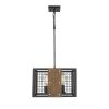 Best Pirce ✨ Patriot Lighting® Elegant Home Finn III Black Rustic Wood Cage Pendant 😉 -Patriot Lighting Sales FinnIII Front