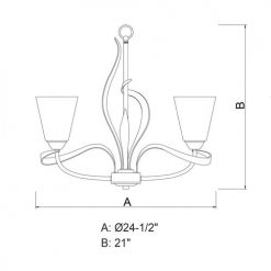Hot Sale 🌟 Patriot Lighting® Cinta Oil Rubbed Bronze 5 Light Chandelier 😀 17 Hot Sale 🌟 Patriot Lighting® Cinta Oil Rubbed Bronze 5 Light Chandelier 😀 -Patriot Lighting Sales H0185 DWG