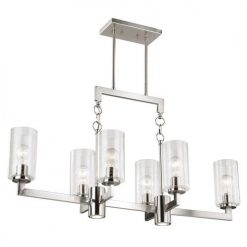 Top 10 ❤️ Patriot Lighting® Addison Satin Nickel 8 Light Chandelier 🤩