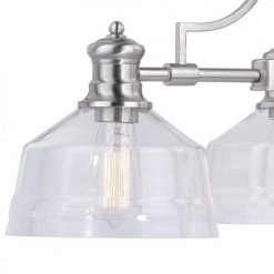 Budget 🛒 Patriot Lighting® Beloit Satin Nickel 3 Light Chandelier 🎉 -Patriot Lighting Sales H0220 3