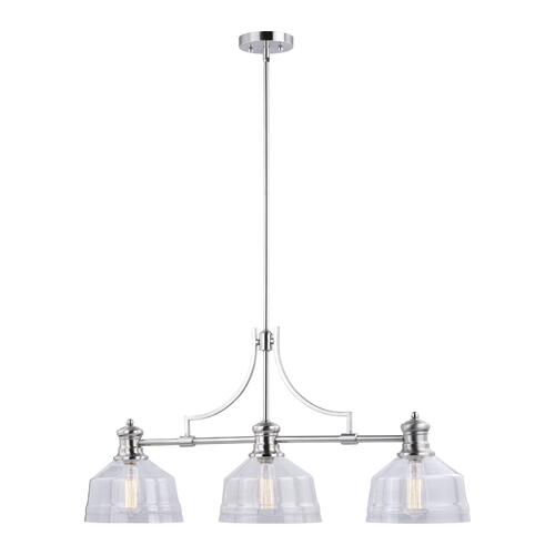 New 🔔 Patriot Lighting® Beloit Satin Nickel 3 Light Chandelier 🔥 3 New 🔔 Patriot Lighting® Beloit Satin Nickel 3 Light Chandelier 🔥