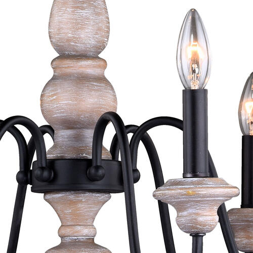 Hot Sale 🥰 Patriot Lighting® Georgetown Oil Burnised Bronze 6 Light Chandelier ❤️ 5 Hot Sale 🥰 Patriot Lighting® Georgetown Oil Burnised Bronze 6 Light Chandelier ❤️ - Image 3