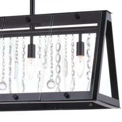 Promo 🥰 Patriot Lighting® Tremont Matte Black 5 Light Chandelier 👍 -Patriot Lighting Sales H0244 1