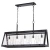 Promo 🥰 Patriot Lighting® Tremont Matte Black 5 Light Chandelier 👍 -Patriot Lighting Sales H0244