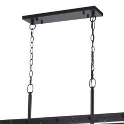 Promo 🥰 Patriot Lighting® Tremont Matte Black 5 Light Chandelier 👍 -Patriot Lighting Sales H0244 2