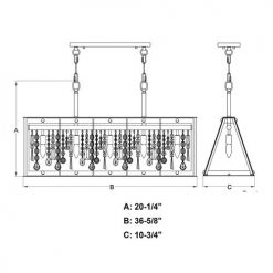 Promo 🥰 Patriot Lighting® Tremont Matte Black 5 Light Chandelier 👍 -Patriot Lighting Sales H0244 DWG
