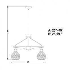 Best Sale ✔️ Patriot Lighting® Avondale Satin Nickel 5 Light Chandelier 😍 -Patriot Lighting Sales H0256 DWG