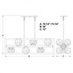 Outlet 😍 Patriot Lighting® Bridgeview Oil Rubbed Bronze Chandelier 😀 17 Outlet 😍 Patriot Lighting® Bridgeview Oil Rubbed Bronze Chandelier 😀 -Patriot Lighting Sales H0257 DWG