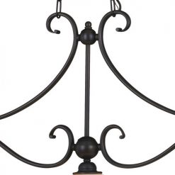 Budget 😀 Patriot Lighting® Monrovia Oil Burnished Bronze 3 Light Chandelier 😀 -Patriot Lighting Sales H0259 2