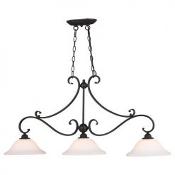 Budget 😀 Patriot Lighting® Monrovia Oil Burnished Bronze 3 Light Chandelier 😀