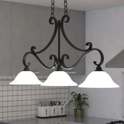 Budget 😀 Patriot Lighting® Monrovia Oil Burnished Bronze 3 Light Chandelier 😀 -Patriot Lighting Sales H0259 L2