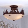 Best Sale 🎉 Patriot Lighting® Yosemite Burnished Bronze 2 Light Semi-Flush Mount Ceiling Light 🌟 -Patriot Lighting Sales LK55512BBZ C L2