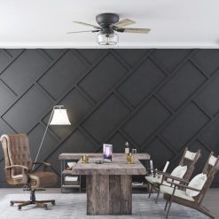 Cheapest 👍 Patriot Lighting™ Anahy 44" Matte Black Indoor LED Ceiling Fan 🔥 -Patriot Lighting Sales LS 3550723 20752 P SC