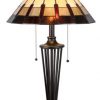 Budget 😍 Patriot Lighting® Denman Tiffany Style Table Lamp 🎁 -Patriot Lighting Sales M12210