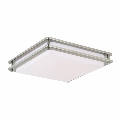 Outlet 🎉 Patriot Lighting® Horizon Satin Nickel Flush Mount Ceiling Light 😍 3 Outlet 🎉 Patriot Lighting® Horizon Satin Nickel Flush Mount Ceiling Light 😍