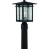 Outlet ❤️ Patriot Lighting® Wren Matte Black Post Light 🤩 -Patriot Lighting Sales MND2523D