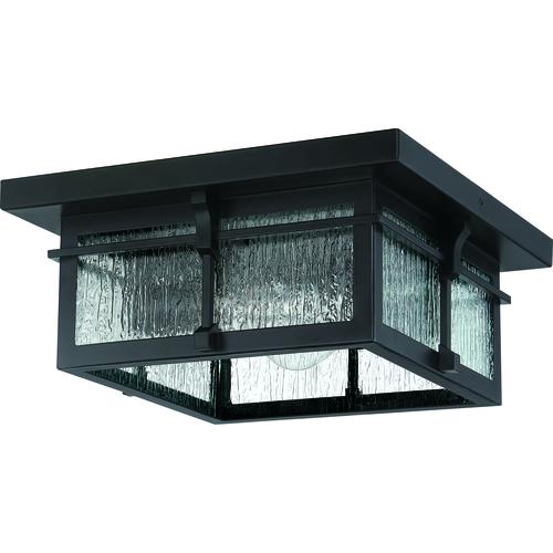 Budget 💯 Patriot Lighting® Wren Matte Black 2-Light Outdoor Flush Mount Ceiling Light 😍 4 Budget 💯 Patriot Lighting® Wren Matte Black 2-Light Outdoor Flush Mount Ceiling Light 😍 - Image 2