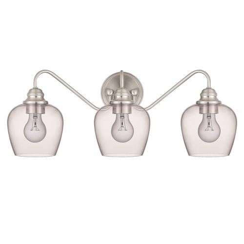 Best Pirce ⭐ Patriot Lighting® Shira Brushed Nickel 3-Light Vanity Light ⌛ 4 Best Pirce ⭐ Patriot Lighting® Shira Brushed Nickel 3-Light Vanity Light ⌛ - Image 2