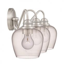 Best Pirce ⭐ Patriot Lighting® Shira Brushed Nickel 3-Light Vanity Light ⌛ 12 Best Pirce ⭐ Patriot Lighting® Shira Brushed Nickel 3-Light Vanity Light ⌛ -Patriot Lighting Sales MND4415C1 4