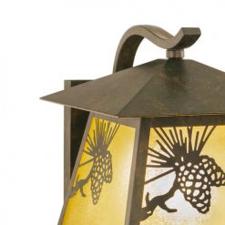 New 👏 Patriot Lighting® Whitebark Olde World Patina Outdoor Wall Light 🧨 -Patriot Lighting Sales OW50513OA 1