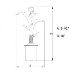 Outlet 🔔 Patriot Lighting® Yoho Black Walnut Mini Pendant 💯 11 Outlet 🔔 Patriot Lighting® Yoho Black Walnut Mini Pendant 💯 -Patriot Lighting Sales P0135 DWG
