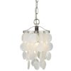 Best Pirce 👍 Patriot Lighting® Elsa Capiz Shell Satin Nickel Pendant 🔥 2 Best Pirce 👍 Patriot Lighting® Elsa Capiz Shell Satin Nickel Pendant 🔥 -Patriot Lighting Sales P0141