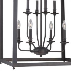 Budget 🔥 Patriot Lighting® Juliet Architectural Bronze 8 Light Pendant ✔️ -Patriot Lighting Sales P0219 2
