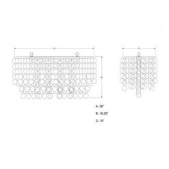 Best deal 😉 Patriot Lighting® Elsa Satin Nickel 5 Light Chandelier 👍 11 Best deal 😉 Patriot Lighting® Elsa Satin Nickel 5 Light Chandelier 👍 -Patriot Lighting Sales P0240 DWG