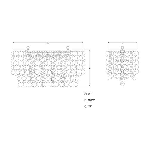 Best deal 😉 Patriot Lighting® Elsa Satin Nickel 5 Light Chandelier 👍 7 Best deal 😉 Patriot Lighting® Elsa Satin Nickel 5 Light Chandelier 👍 - Image 5