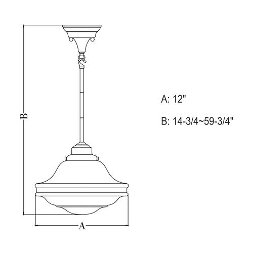 Buy 👍 Patriot Lighting® Huntley Oil Rubbed Bronze 1 Light Pendant 👍 7 Buy 👍 Patriot Lighting® Huntley Oil Rubbed Bronze 1 Light Pendant 👍 - Image 5