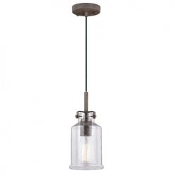 Best Pirce 🌟 Patriot Lighting® Milone Rustic Bronze Mini Pendant 😉