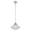 Best Pirce 😉 Patriot Lighting® Huntley Satin Nickel 1 Light Pendant 🧨
