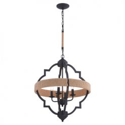 Best Pirce 🔥 Patriot Lighting® Beaumont Textured Gray 4 Light Pendant 🔔