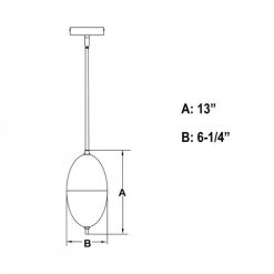 Wholesale 🎁 Patriot Lighting® Somerset Oil Rubbed Bronze Mini Pendant ✨ 15 Wholesale 🎁 Patriot Lighting® Somerset Oil Rubbed Bronze Mini Pendant ✨ -Patriot Lighting Sales P0319 DWG