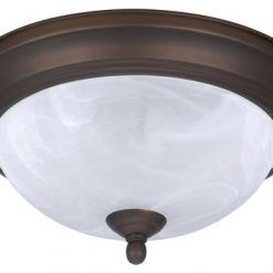 Best Pirce 🛒 Patriot Lighting® White Linen Replacement Glass Shade For Grenadler Flush Mount ✔️
