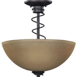 New 🌟 Patriot Lighting® Replacement Glass Shade For Sophia 3-Light Semi-Flush Mount ⭐