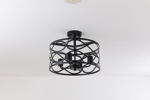 Hot Sale ⌛ Patriot Lighting® Phinny Matte Black 4-Light Pendant/Semi-Flush Mount Ceiling Light 😍 4 Hot Sale ⌛ Patriot Lighting® Phinny Matte Black 4-Light Pendant/Semi-Flush Mount Ceiling Light 😍 - Image 2