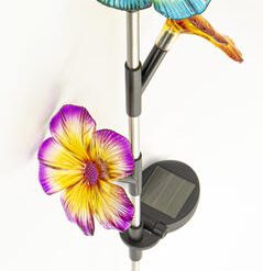 Best Pirce 🎁 Patriot Lighting® Solar LED Tri-head Flower Landscape Light 🥰 -Patriot Lighting Sales SKU3439122 Back