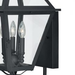 Outlet 🌟 Patriot Lighting® Nottingham Textured Black 3-Light Outdoor Wall Light 👍 -Patriot Lighting Sales T0080 1