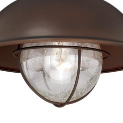 Coupon 🔔 Patriot Lighting® Harwich Burnished Bronze Outdoor Flush Mount Light 😉 -Patriot Lighting Sales T0143 1
