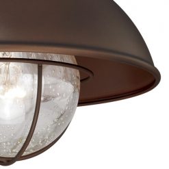 Coupon 🔔 Patriot Lighting® Harwich Burnished Bronze Outdoor Flush Mount Light 😉 -Patriot Lighting Sales T0143 3