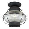 Cheapest 😍 Patriot Lighting® Chatham Textured Black Outdoor Flush Mount Light ✔️ -Patriot Lighting Sales T0144