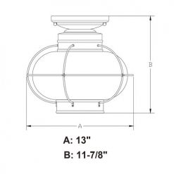 Outlet 🔥 Patriot Lighting® Chatham Burnished Bronze Outdoor Flush Mount Light 🛒 11 Outlet 🔥 Patriot Lighting® Chatham Burnished Bronze Outdoor Flush Mount Light 🛒 -Patriot Lighting Sales T0145 DWG