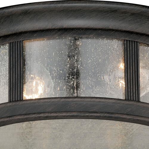 Coupon 🥰 Patriot Lighting® Hanover Brushed Iron 2-Light Outdoor Flush Mount Light ✨ 5 Coupon 🥰 Patriot Lighting® Hanover Brushed Iron 2-Light Outdoor Flush Mount Light ✨ - Image 3