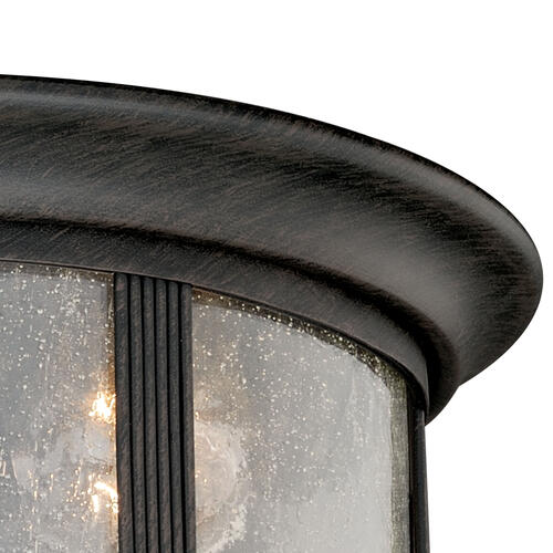 Coupon 🥰 Patriot Lighting® Hanover Brushed Iron 2-Light Outdoor Flush Mount Light ✨ 6 Coupon 🥰 Patriot Lighting® Hanover Brushed Iron 2-Light Outdoor Flush Mount Light ✨ - Image 4