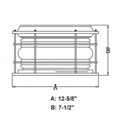 Budget 👏 Patriot Lighting® Hyannis Textured Black 2-Light Outdoor Flush Mount Light 🌟 -Patriot Lighting Sales T0167 DWG